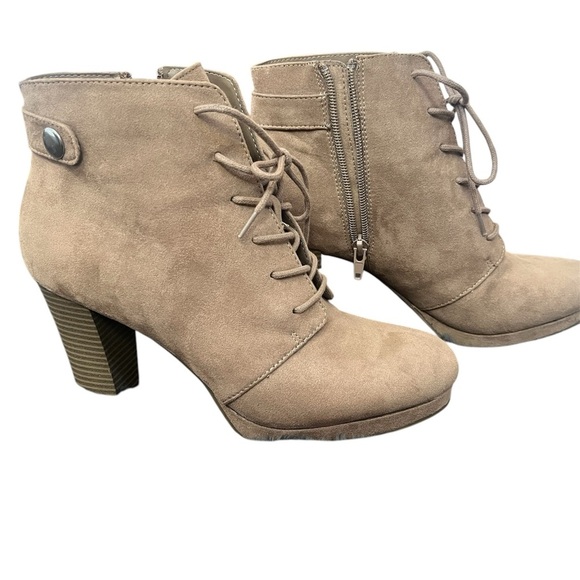 A.N.A Brown Ankle Boots for Women - Picture 2 of 7